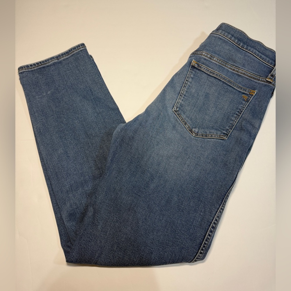 Madewell Straight-Leg Jeans in Medium Blue Denim